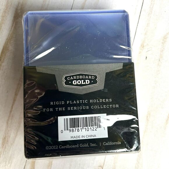 Cardboard Gold Premium Plastic 20 Point Top Loaders 25 Count Sleeves NEW 3 Packs - Picture 3 of 3